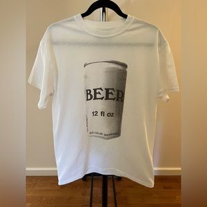 Blue Collar Skateboards Beer T-Shirt in Men’s Size Medium PNW Pacific Northwest